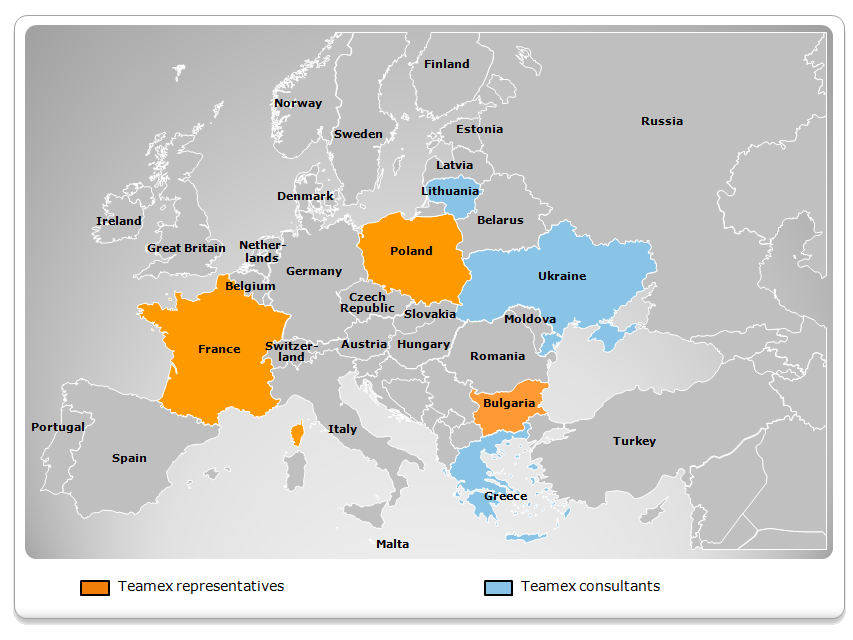 Teamex in Europe